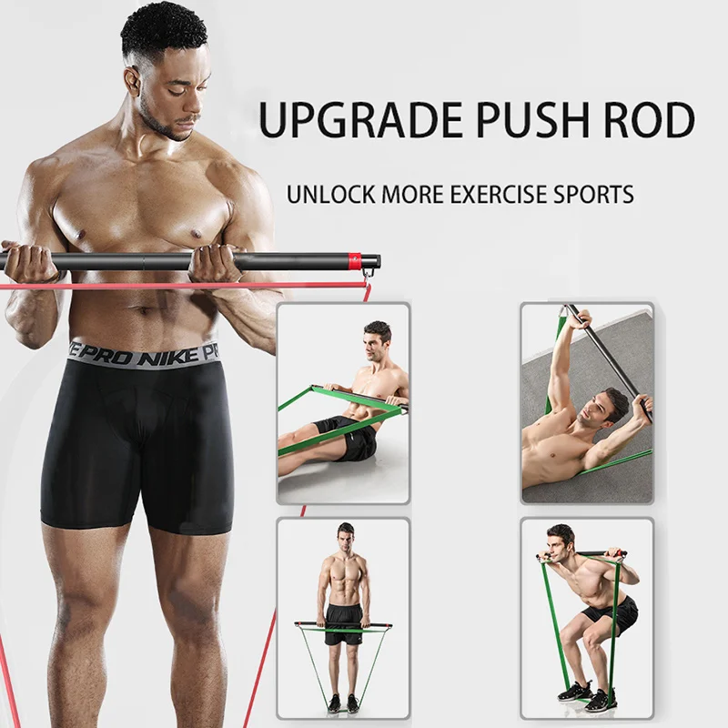 Resistance Bands Set Exercise With Handles 5 Tube Fitness For At Home Strength Training Equipment