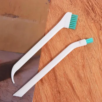 2pcs/set Multi-Purpose Kitchen Cleaning Brushes Long Handle Plastic Baby Bottle Brushes Mini Portable Cleaning Narrow Brush