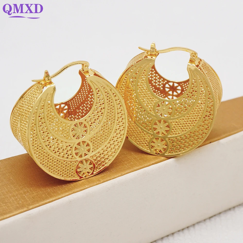 

Fashion Round Shaped Drop Earrings For Women Circle Copper Earrings Dangle Earrings Wedding Jewelry Gifts
