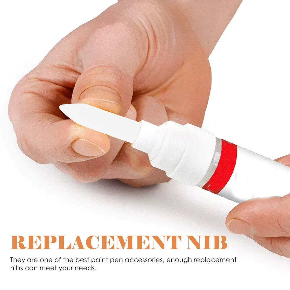 20pcs Replacement Paint Pen Nibs Acrylic Marker Replaceable Nibs Paint Pen Tips 0.7mm Paint Markers Painting Pen Nips