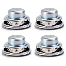 4Pcs 40MM Mini Audio Portable Speakers 16 Core 4 Ohm 5W Full Range Speaker Rubber Side Ndfeb Magnetic Speaker