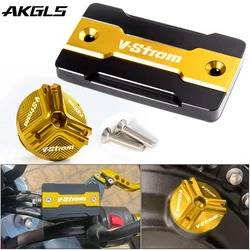 For Suzuki Vstrom 650 v-strom 650 250 1000/xt DL650 DL 1000 DL 250 front brake fluid tank cap filler cap protection accessories