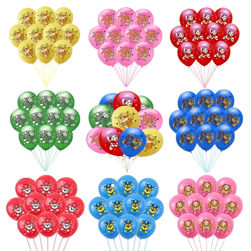Paw Dog Patrol Cartoon Balloons for Kids' Parties & Celebrations