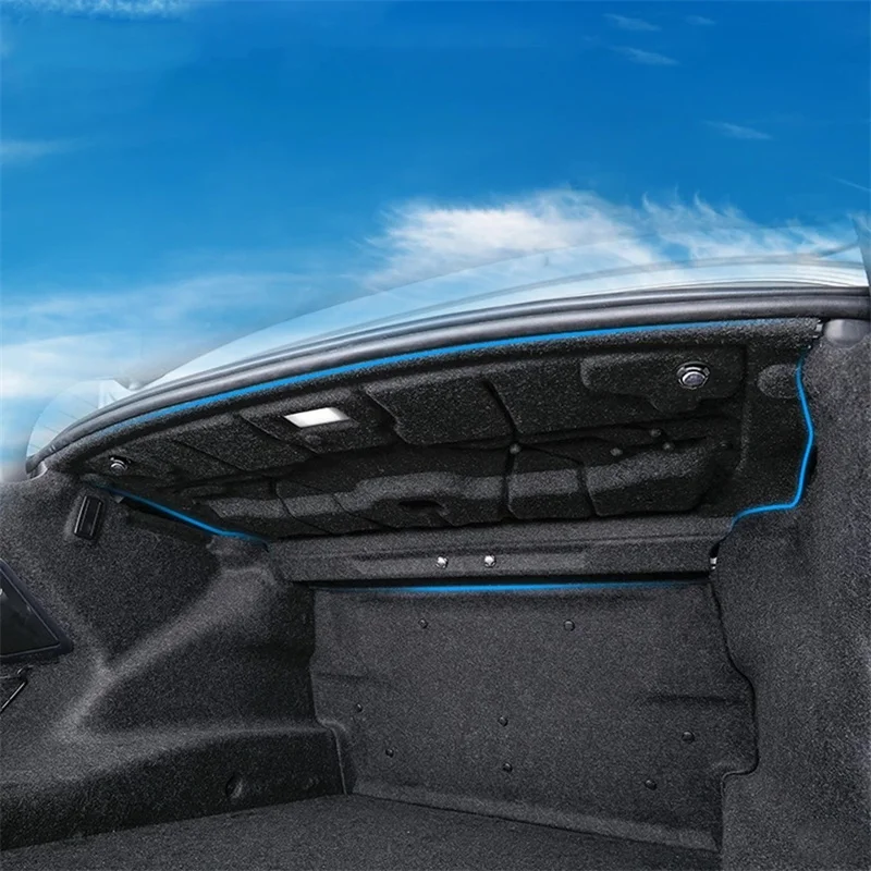 For BMW 5 Series G30-Auto Car Rear Boot Trunk Firewall Mat Pad Cover Sound Heat Insulation Cotton Noise Deadener F