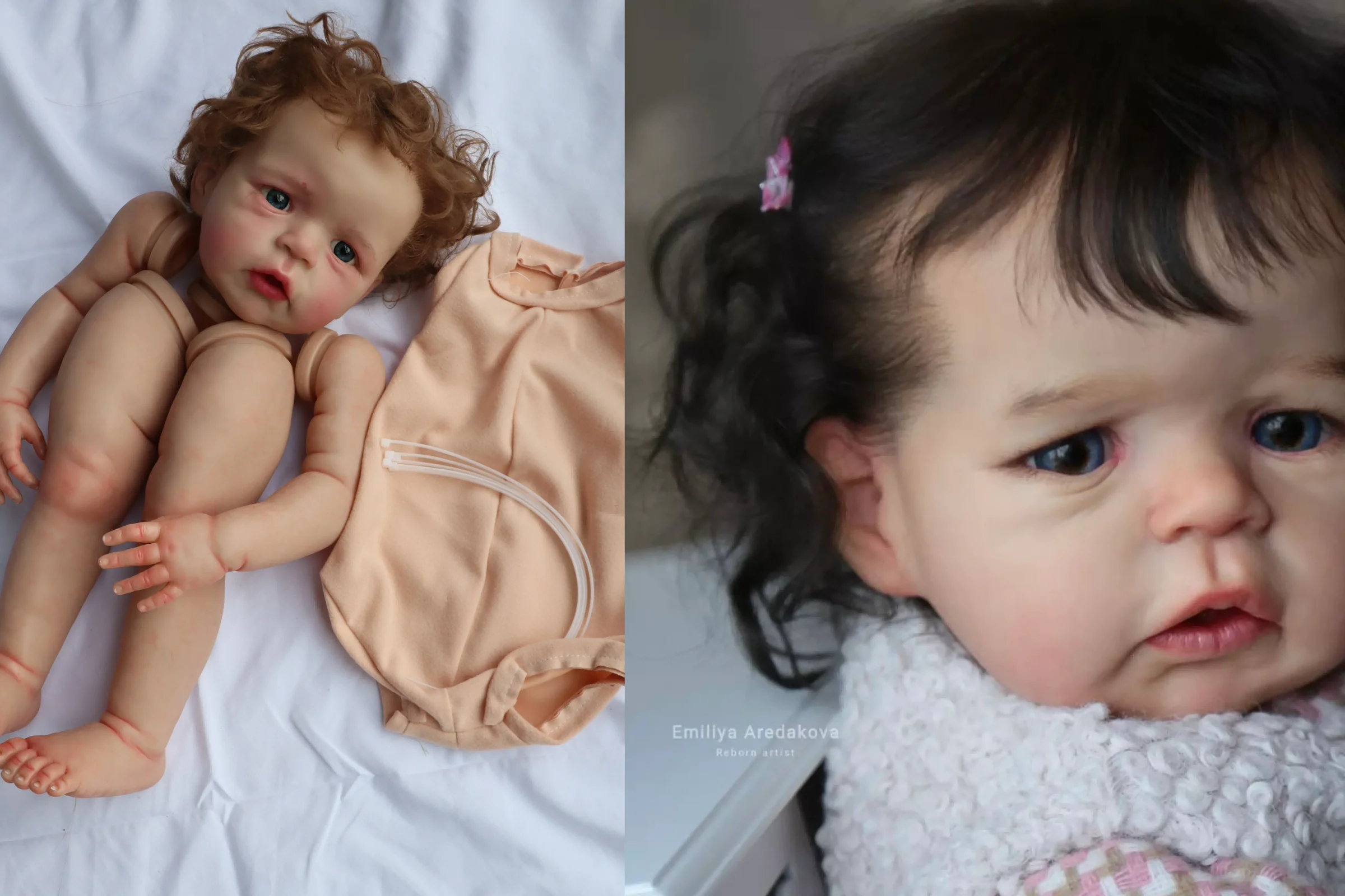 Fbbd Artist Work 25inch Already Painted Kit Reborn Baby Doll Sandie
