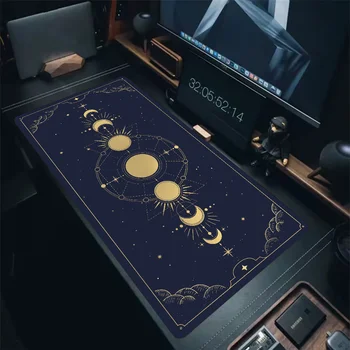 Astrology tarot desk mat mouse pad with waterproof HD printing for gaming and office setups