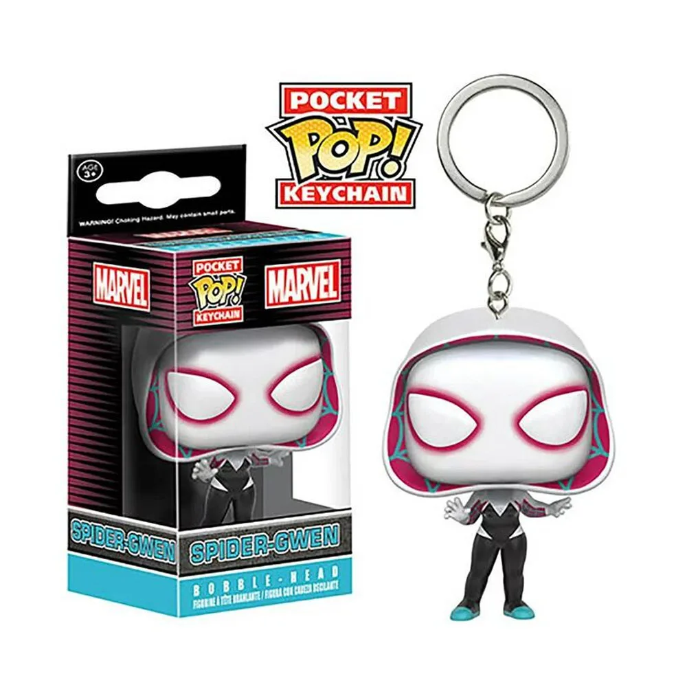 thumbnail image 1 of Llavero Funko Pop Marvel The Spot Green Goblin Spider Man Spider-Gwen Figura de acción de vinilo Marvel Pop Pocket Llaveros Juguetes Regalos, 1 of 4