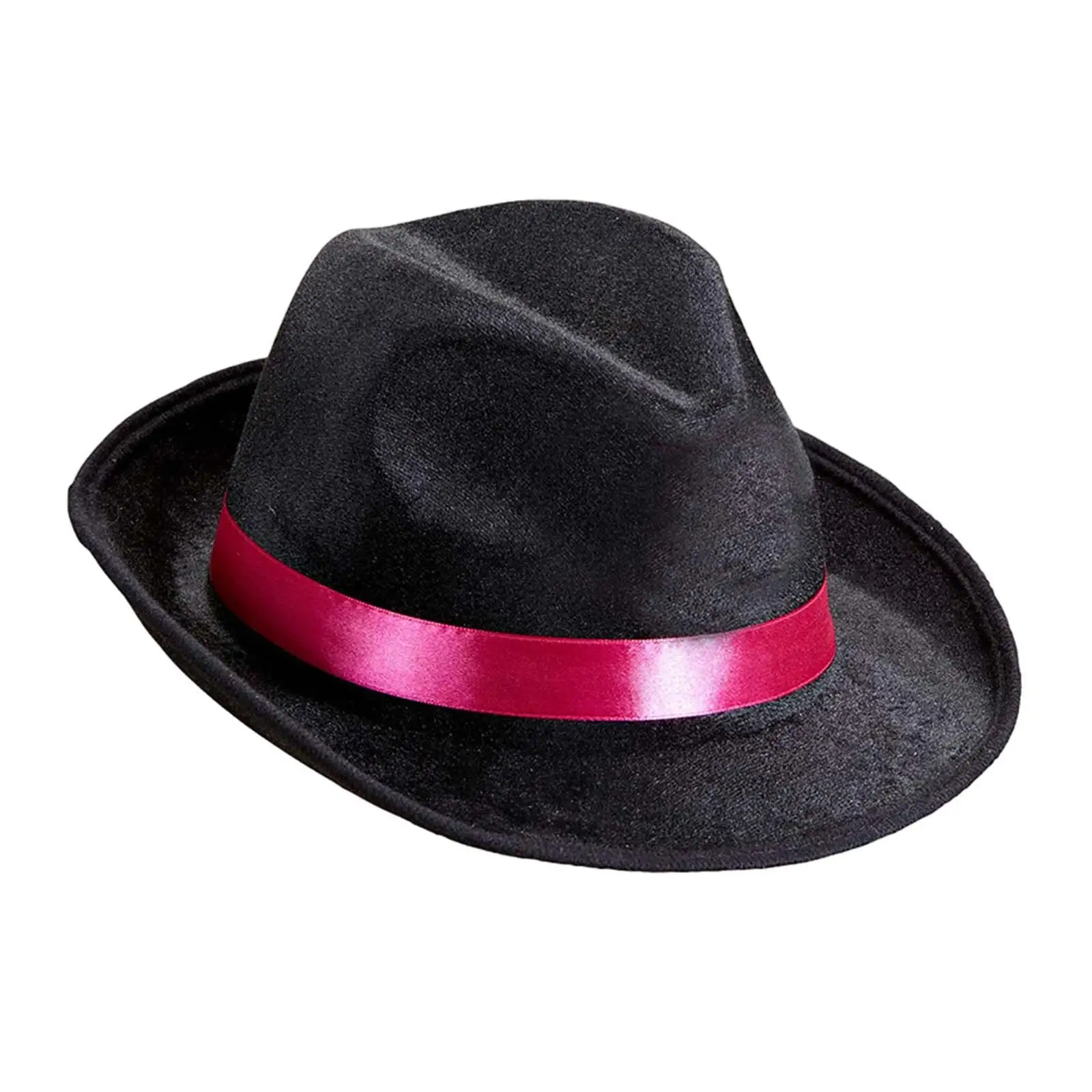 Fedora Hat Jazz Hat Derby Bowler Hat Men Women Fashion Headgear Panama Hat Top Hat for Rave Party Nightclub Travel Halloween