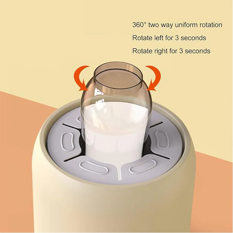 Portable Electric Shaker Infant Bottle Mixer Electric Automatic Mix Warm Formula Bottle Instantly Shaker USB Charging Hands Free Simple Cleaning Machine