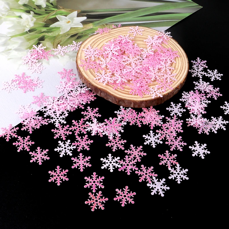 Christmas Artificial Snowflakes Decorations Snowflakes Confetti Christmas Home Decorations 300pcs 600ppcs Christmas Ornaments Winter Snow Decoration