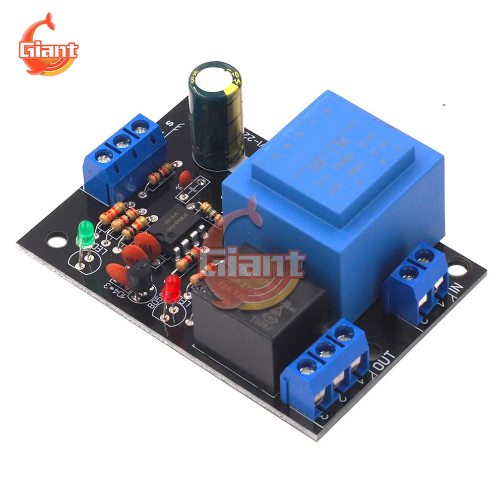 Ac 220V Regolatore Del Sensore Di Livello Dell'Acqua Liquida Pompaggio Automatico Controllo Della Pompa Di Rilevamento Del Livello Dell'Acqua Di Drena