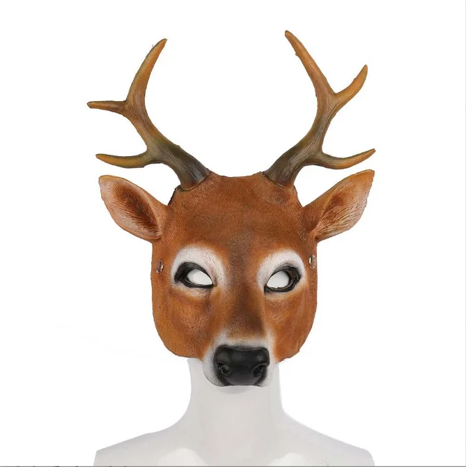 

Cosplay Deer Mask 3D Animal Mask PU Foam Personalized Gift Women Men Carnival Party Rave Club Role Play Masks