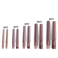 Drillforce Hand Reamers MT1/MT2/MT3/MT4/MT5 HSS Steel Fine/Rough-Edge Morse Taper Reamer For Milling Finishing Cutter Tool 1