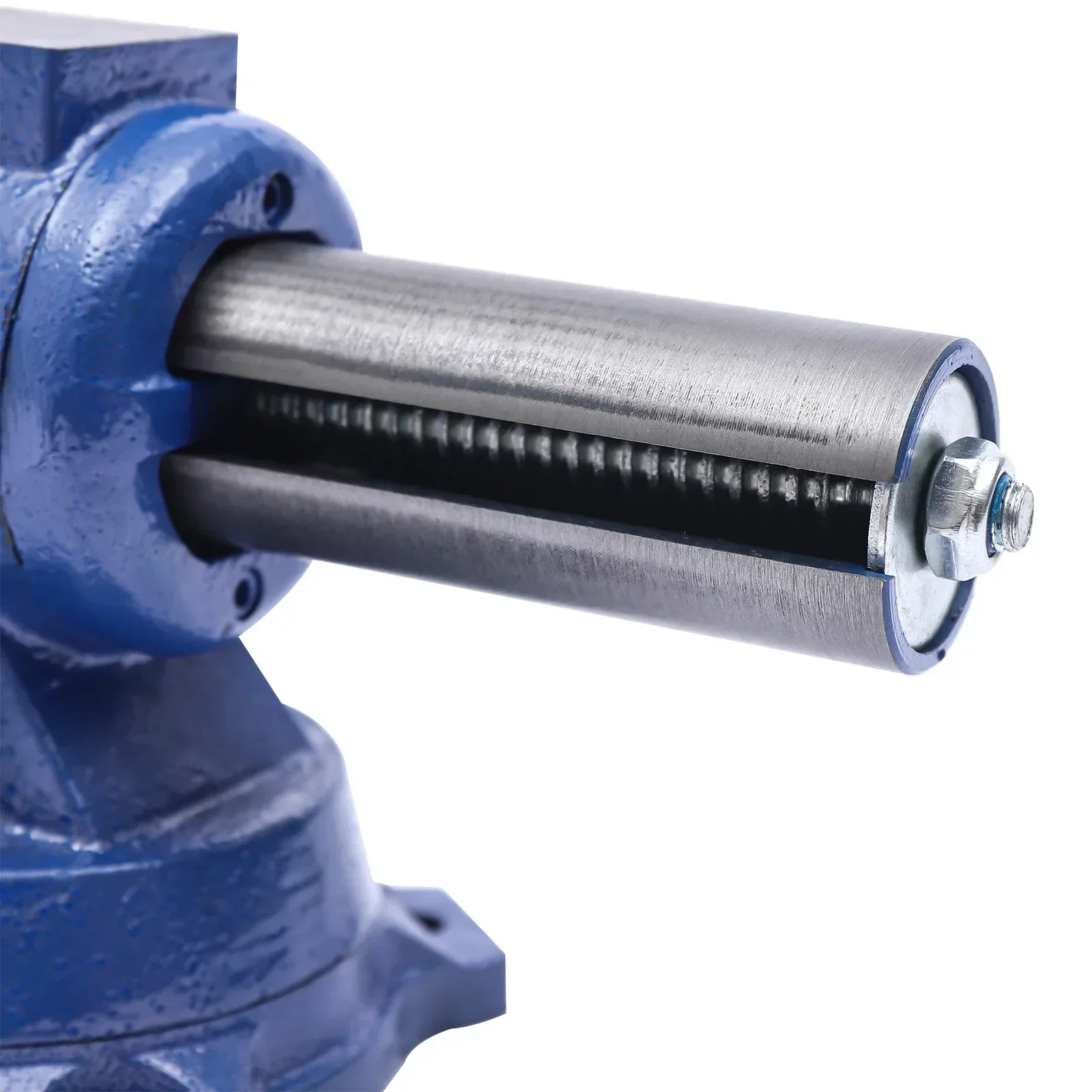Schraubendreher mit Klemmvorrichtung, 4 Zoll Gesamtbreite: 100 mm, professioneller Tischschraubendreher, Zwei-Achsen-Rotation 360° ° Hochwertige Stahlklauen – Detail 8