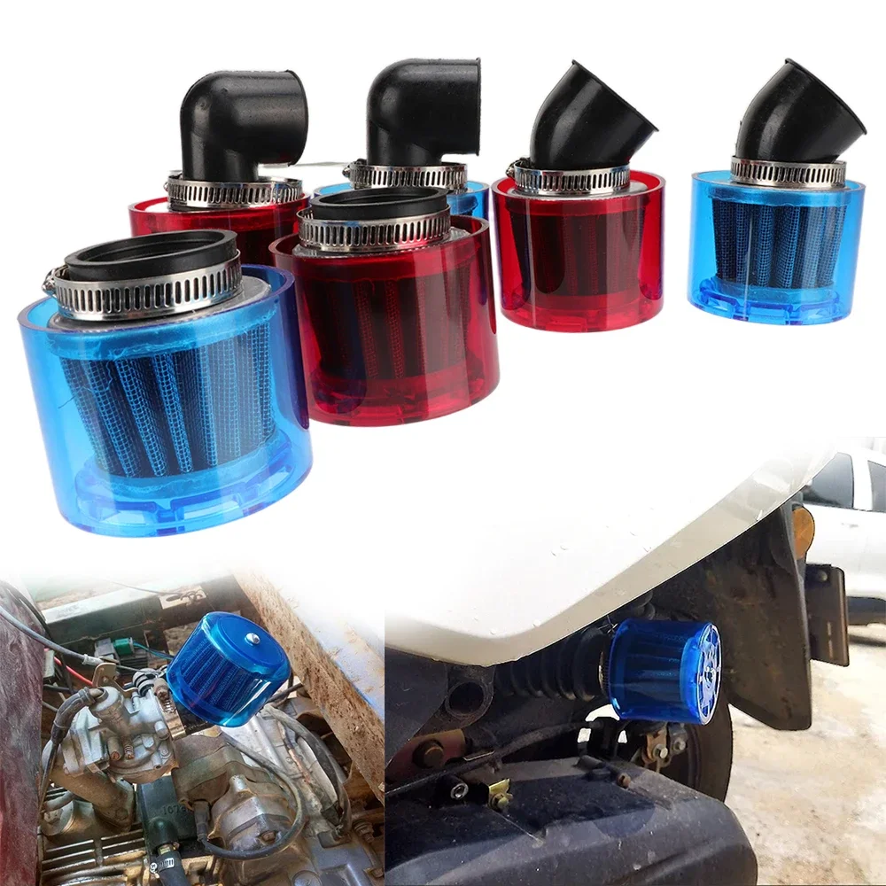 Motorcycle 28-48mm Bend Elbow/Stright/90 Degree Water Proof Air Filter Cleaner For 50cc-250cc ATV Pit Dirt Bike Motorbike air filter motorcycle air filter air filter cleaner motocross air filter