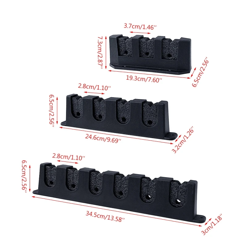Portable Fishing Rod Rack Fishing Pole Storage Holder Wall Mount for Garage Carp Cabin Basement Holds 3/4/6 Rods M11 22 fishing rod holder fishing rod bracket fishing gear accessories
