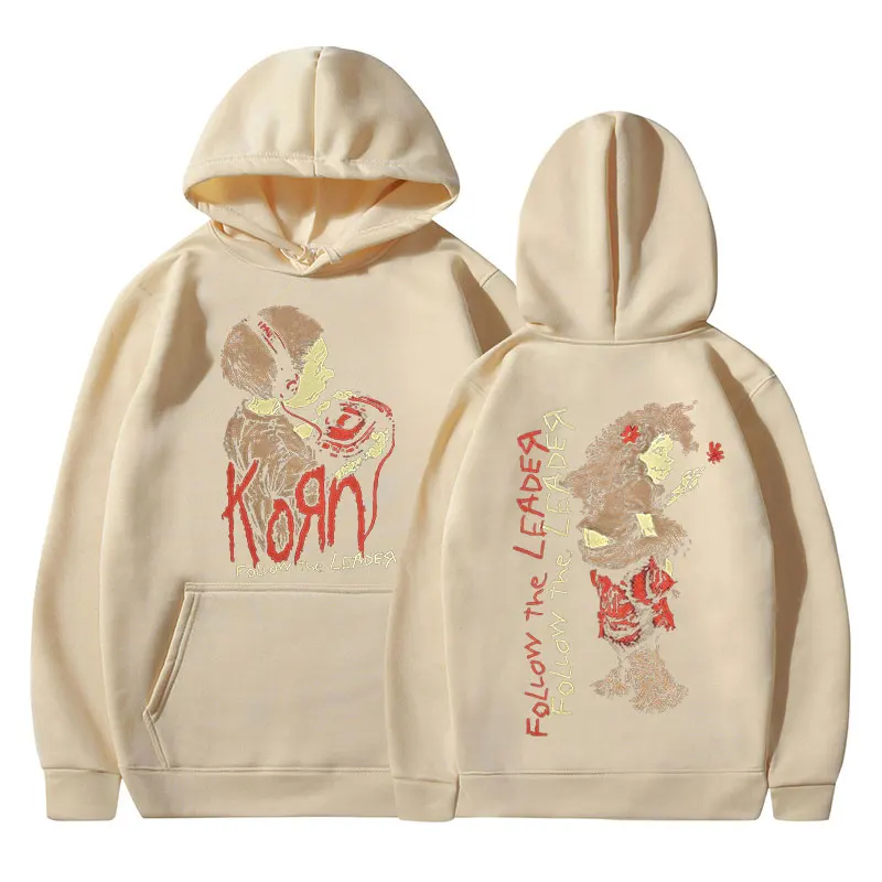 Korn Follow The Leader Walkman Hoodie Metal Gothic Rock Band