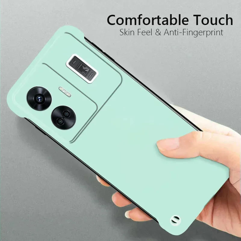 Frameless Slim Matte Hard Back Cover Case - ShockProof Skin