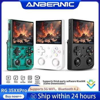 Anbernic RG 35XXPro Console di gioco portatile retrò RG35XX Pro Supporto per lettore di giochi RixelHK Controller di streaming WiFi Uscita TV HD 1
