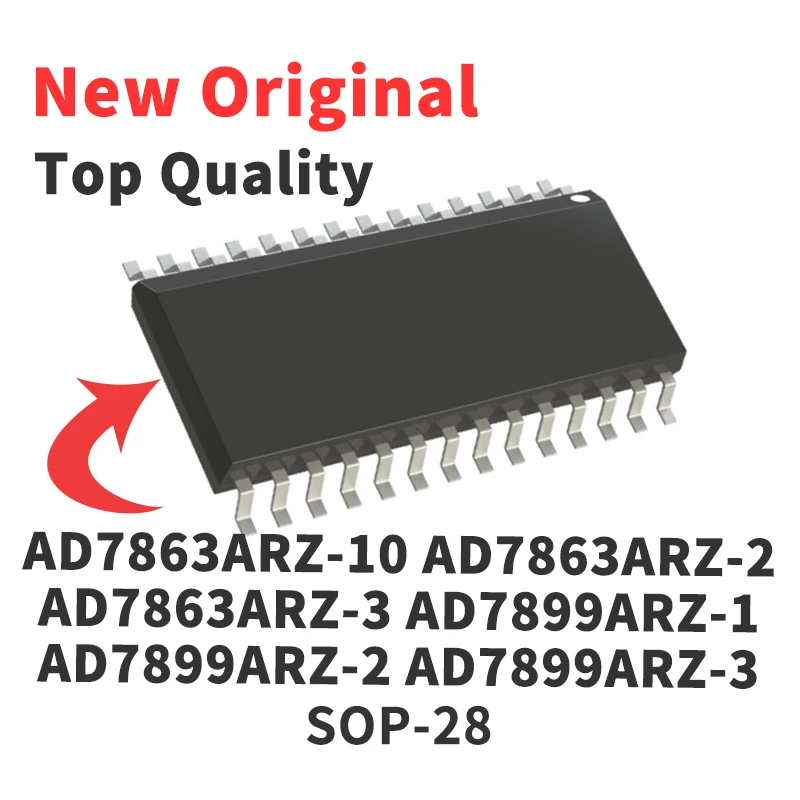 

1 PCS AD7863ARZ-10 AD7863ARZ-2 AD7863ARZ-3 AD7899ARZ-1 AD7899ARZ-2 AD7899ARZ-3 SOP-28 SOIC-28 New Original Chip IC