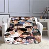 True Beauty Series Hwang in Youp Cha EunWoo Flannel Blanket Star Art Warm Throw Blanket for Bed Bedroom Sofa Picnic Blanket Gift 2