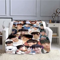 True Beauty Series Hwang in Youp Cha EunWoo Flannel Blanket Star Art Warm Throw Blanket for Bed Bedroom Sofa Picnic Blanket Gift 2