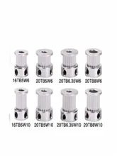  GT2 timing pulley 20 Teeth Bore 4/5/6/6.35/8 mm belt pulley width 7/11 mm fit for GT2 timing belt width 6/10mm 3D Printer parts 