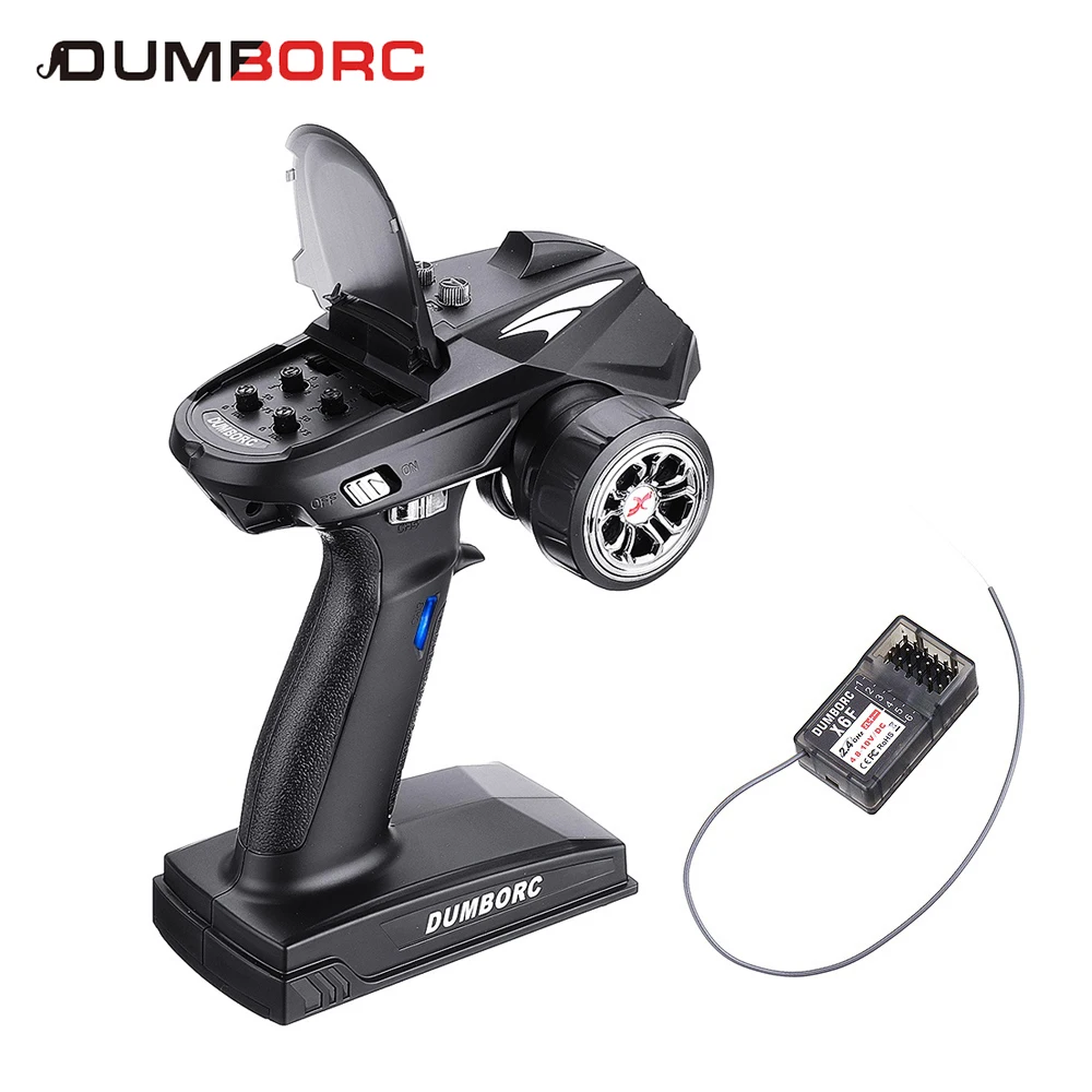 Sistema Radio DumboRC X6 2.4GHz - Trasmettitore X6 E Ricevitore X6F, Super Risposta, Nuovo