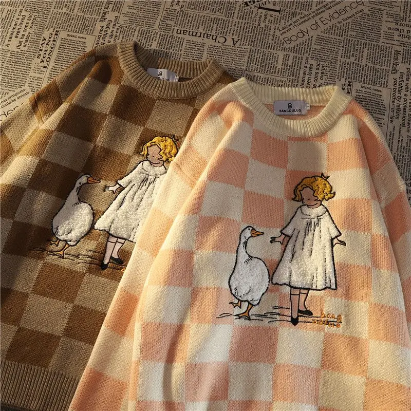 Harajuku Girl Print Sweater - Image 14