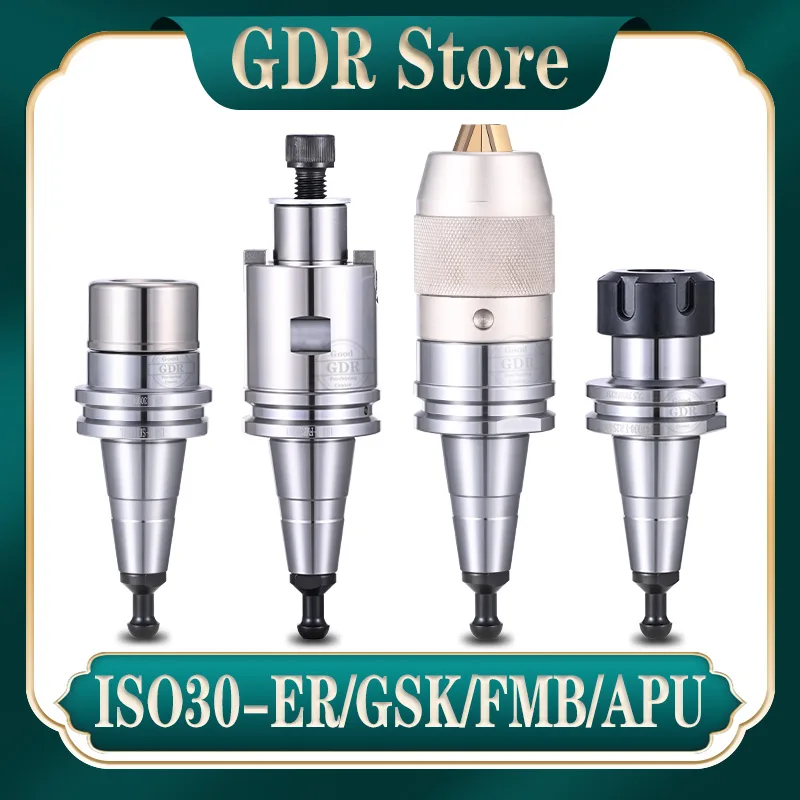 GDR ISO ISO30 ER16 ISO30 ER20 ISO30 ER25 ISO30 ER32 SK10 SK16 ISO30 APU08 APU13 ISO30 FMB FMB22 Werkzeughalterhalterung Werkzeugspannzange