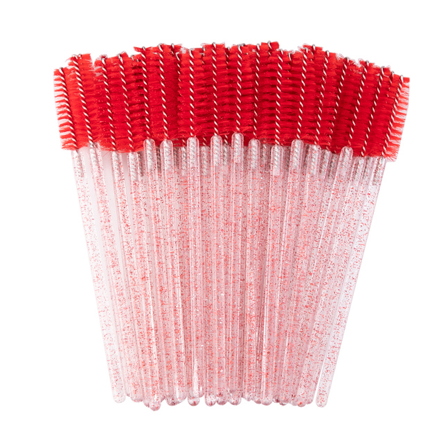 Extension Disposable Eyebrow brush Mascara Wand Applicator Spoolers Eye Lashes Cosmetic Brushes Set makeup tools