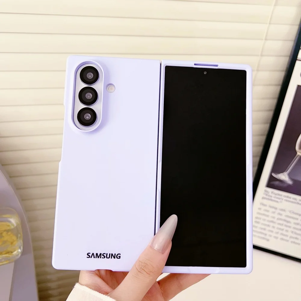 Luxury Ultra-Thin Skin Feel Shockproof Foldable Phone Case - Candy Color Anti-Drop Bumper Cover