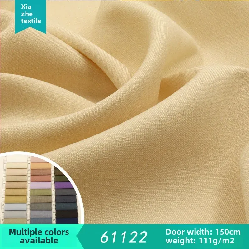 Trendy Full Polyester Twill Fabric YH-61122 for Spring Autumn Outerwear Suiting Fashionable Skirts Women's Clothing