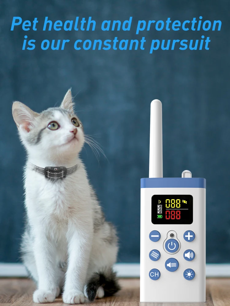 Remote Cat Anti Meowing Collar,2 IN 1 Cat Automatic Stop Meow Trainer,Cat Stop bark Collar,Black/Pink Reflective Collar
