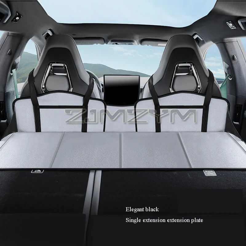 Car Travel Bed SUV Rear Seat Sleeping Mat Non-Inflatable Camping Mattress Extension Board With Special Head Block Folding Pad