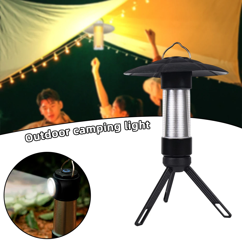 

Usb Emergency Lamp Portable Outdoor Camping Lantern With Magnets For Fishing Cycling