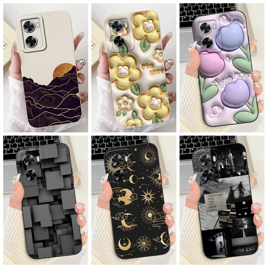 Floral Silicone Fashion Back Cover - Stylish Protective Case