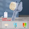 Bubble Gun Electric Soap Foam Machine 69 Holes Bubbles Magic Machine Portable Outdoor Party Toy LED Light Blower Toys Kid Gifts 5