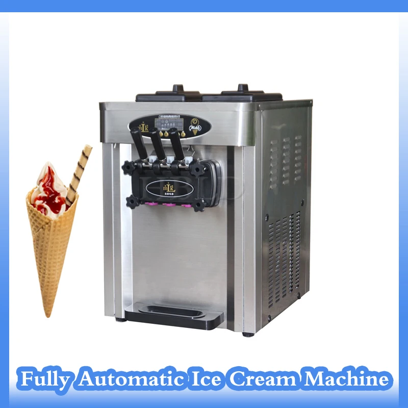 

Efficient Ice Cream Machine Commercial Small Three Flavor Frozen Yogurt Machine