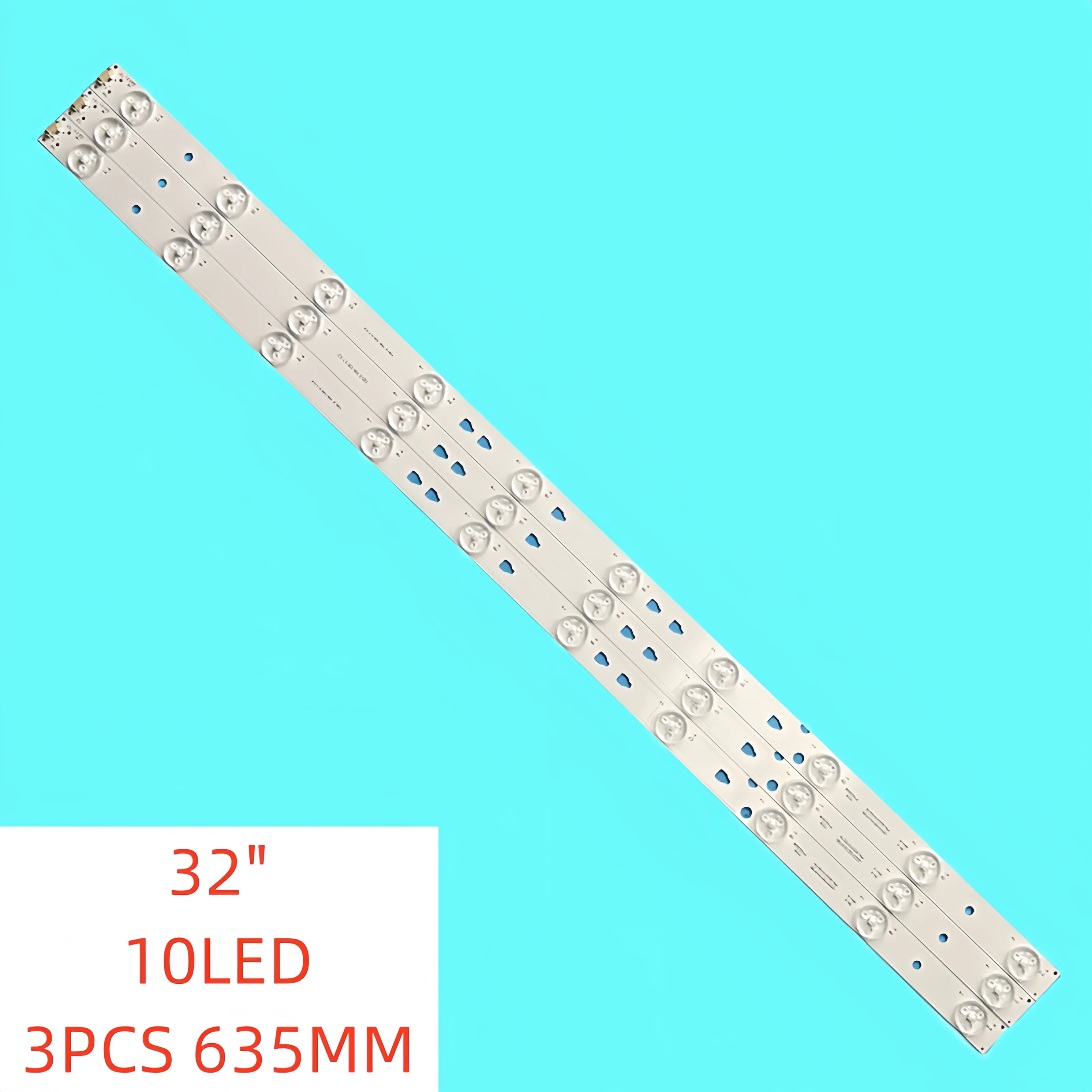 

3pcs/set 10lamp LED Backlight Strip for 32" TV LED315D10-07(B) 30331510219 LE32B310N MTV-3231LTA2 MTV-3229LTA2