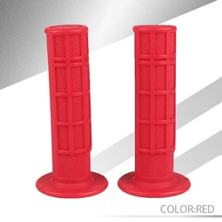Universal Durable Rubber Handlebar Grips (Red)