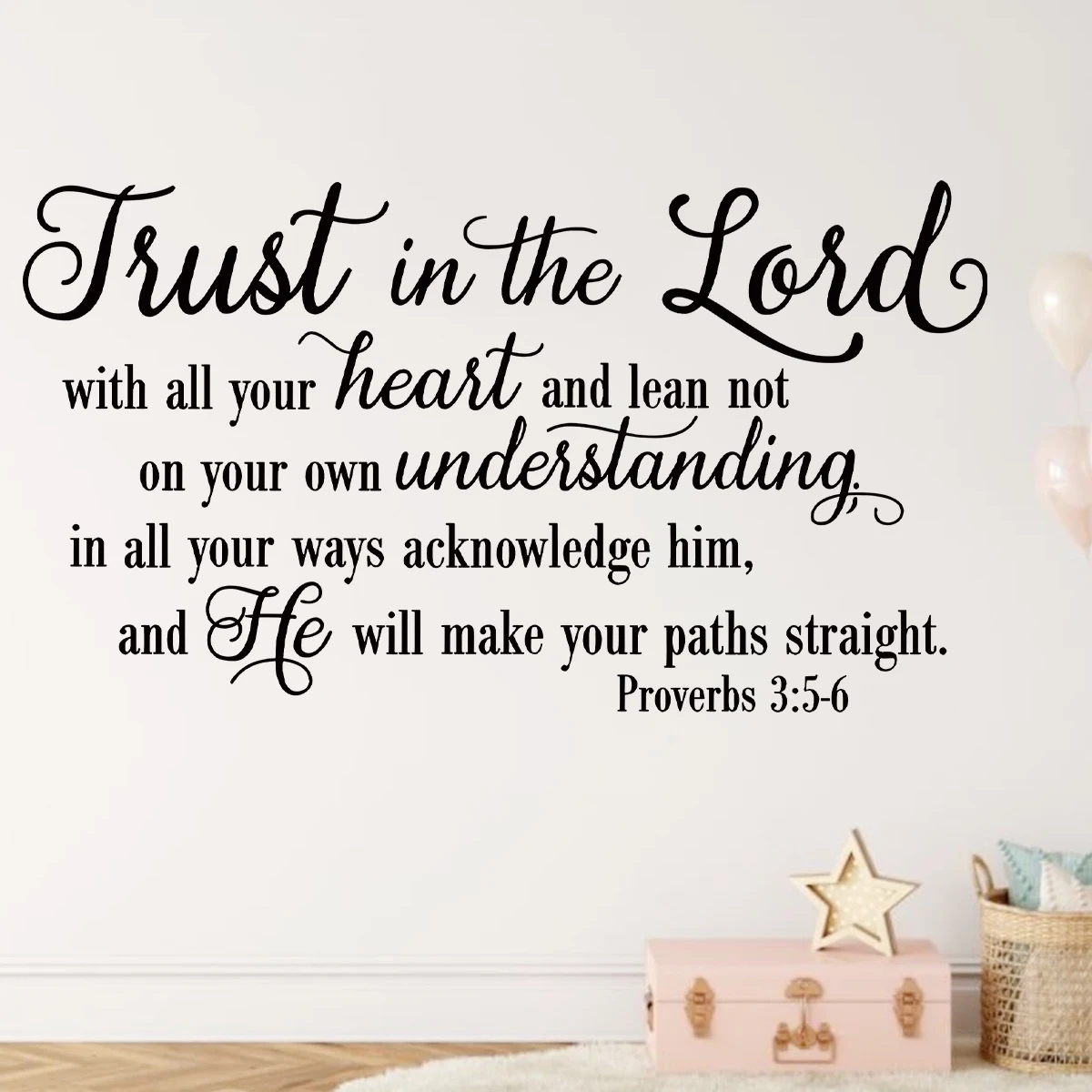 Trust In Lord Wall Decal 3