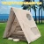 Triangle Inflatable Camping Tent for 2 - Quick Setup, Waterproof Adventure