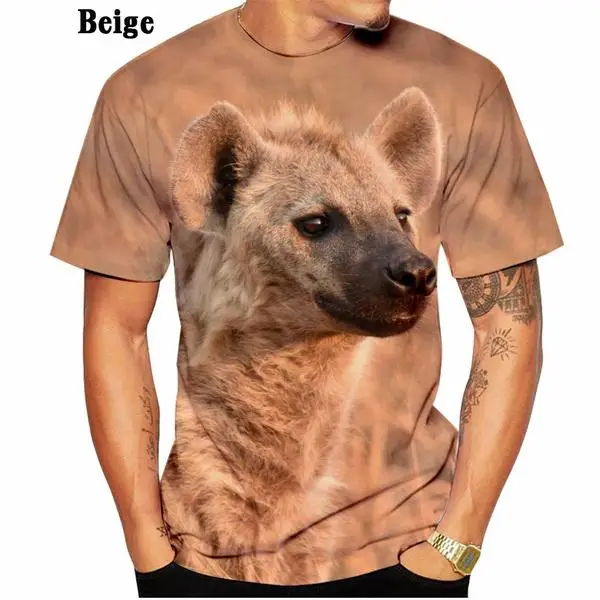 Men's Oversized 3D Print T Shirt