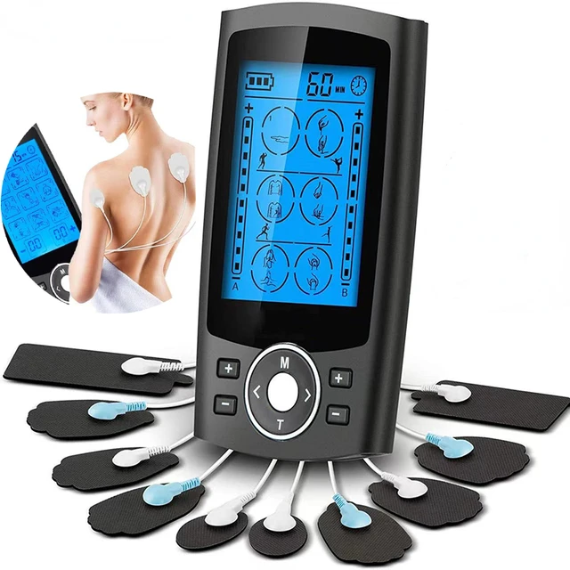36 Modes Muscle Stimulator USB Rechargeable Dual-Channel EMS