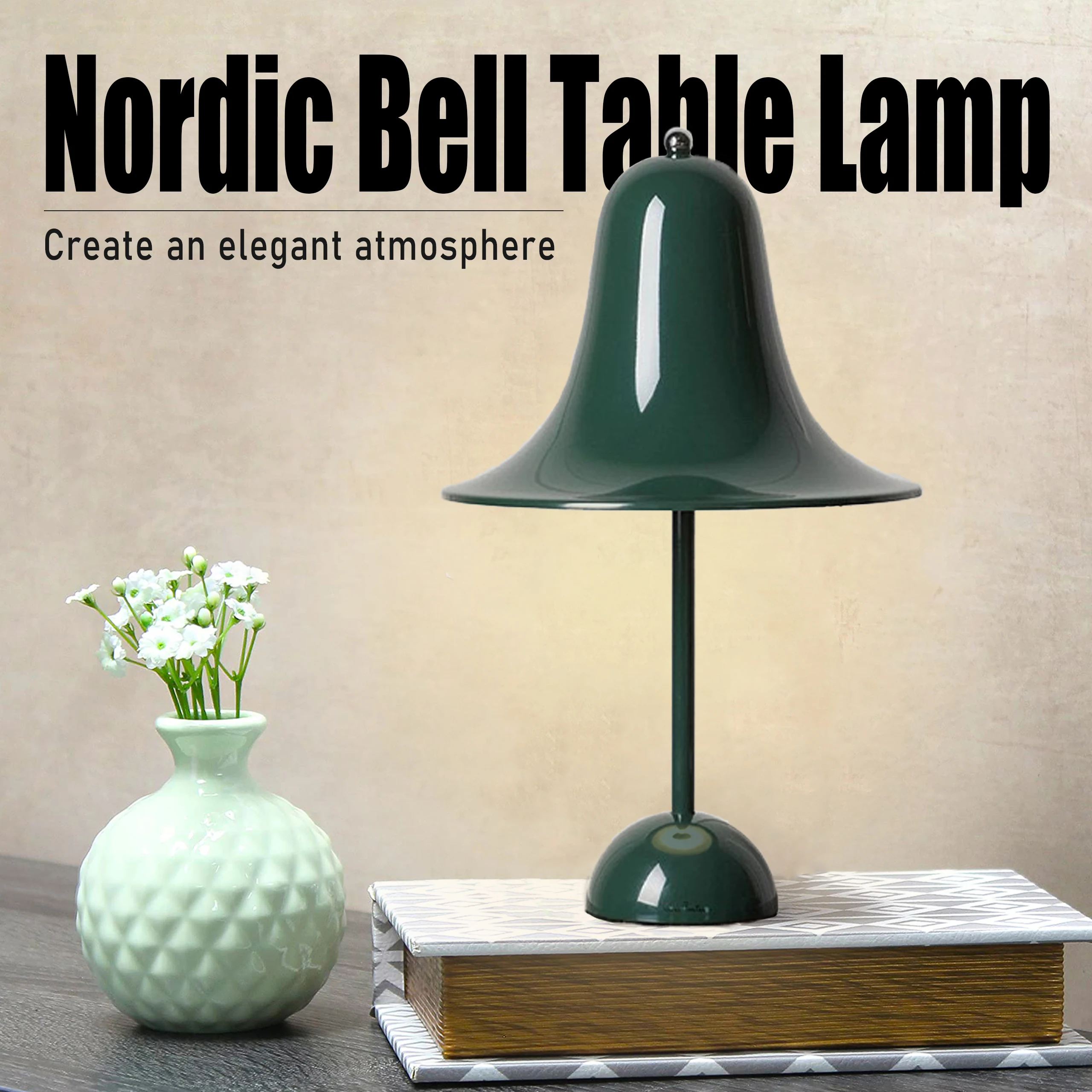 Lampe de table nordique à LED, lampe de chevet à gradation tactile, charge  de type C, lampe de bureau de lecture, lampe décorative de bar - AliExpress