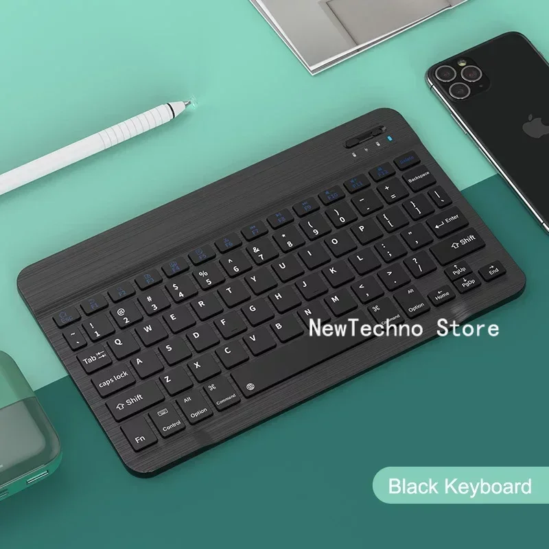 Mini Teclado sem Fio Bluetooth Fino para Ipad Xiaomi Samsung Huawei Android Ios Windows - Imagem 5