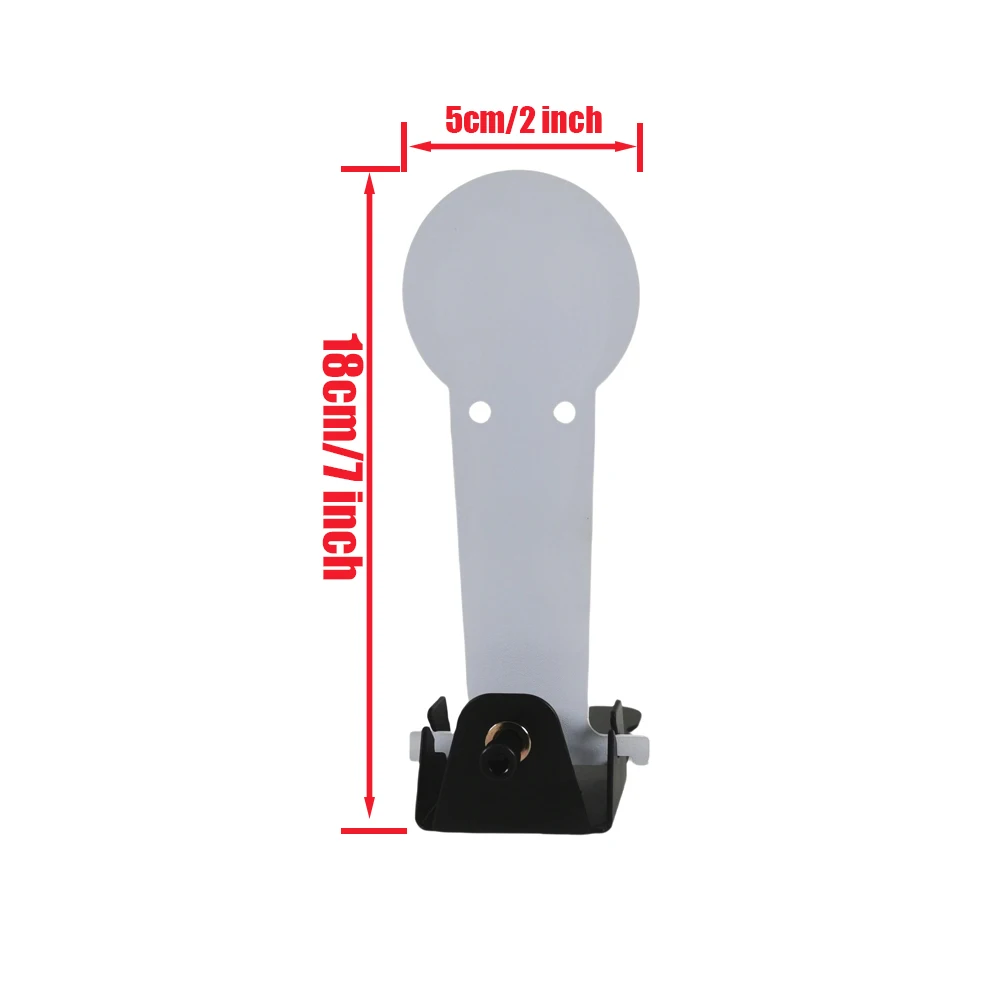 Cible acier carbone 5cm tir courte distance tête ronde mobile pratique pêche sportive
