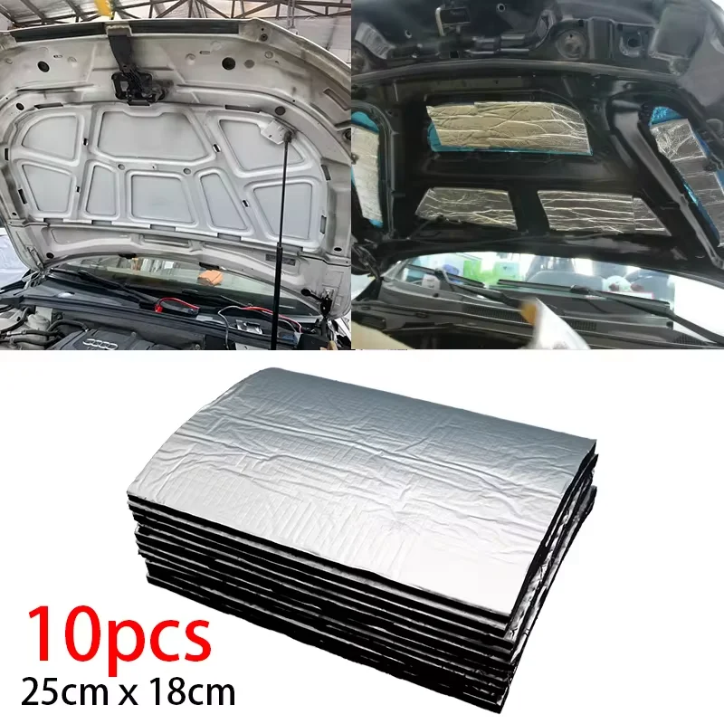 5mm Car Soundproofing And Insulation Pads Enhance The Heat Insulation And Noise Reduction Effect Of Car Box Trucks 1/5/10shee sound proof mat sound insulation mat heat insulation mat sound deadener mat