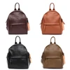 SC Luxury Quality Genuine Cow Leather Women Backpack Retro Casual Solid Color Shoulder Bags Satchel Simple Daily Travel Day Pack 2